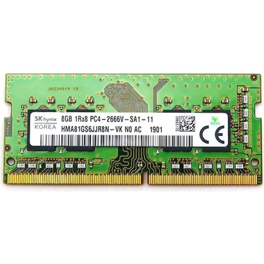 Hynix HMA81GS6JJR8N-VK PC4-21300 8 GB Ddr4 2666 Mhz CL19 Fiyatı
