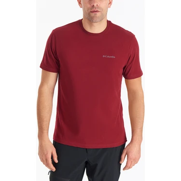 Columbia Csc M Basic Sm Logo Brushed Ss Erkek T-Shirt