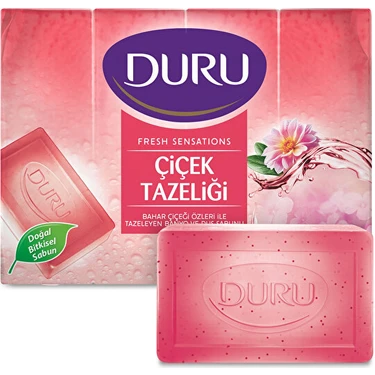 Duru Fresh Sensations Çiçek Tazeliği 4 Adet Duş Sabunu