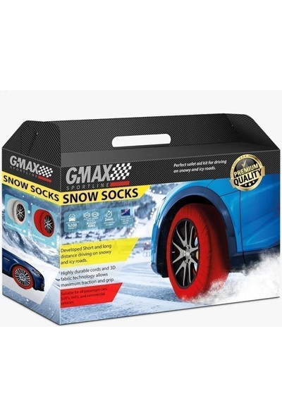 Gmax Kar Çorabı 265/40/20 Ebat Uyumlu 2 Adet