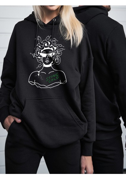 Oversize Sweatshirt & Hoodie Medusa Baskılı