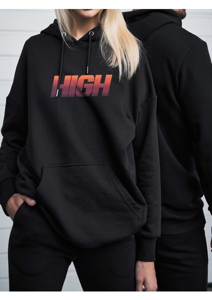 Oversize Sweatshirt & Hoodie Hıgh Baskılı