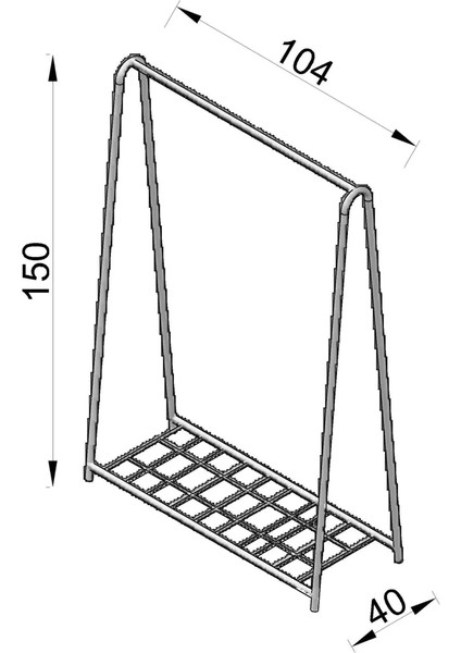 Oval Telli Beyaz Butik Askısı Konfeksiyon Askılık Ayaklı Elbise Askılığı modelleri