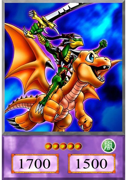 Yugioh Alligator Sword Dragon Anime Kart