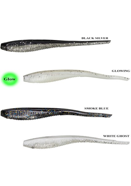 Worm Shad 7.5 cm Silikon Yem