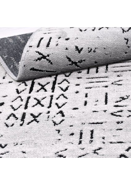 Modern Şönil Kilim Jakarlı Dokuma Iskandinav Desen Natural Lateks Taban Özel Ölçü Halı Yolluk fiyatları