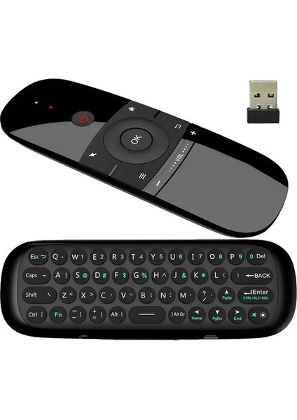 Wechip W1 Kablosuz Klavye Air Mouse Uzaktan Kumanda