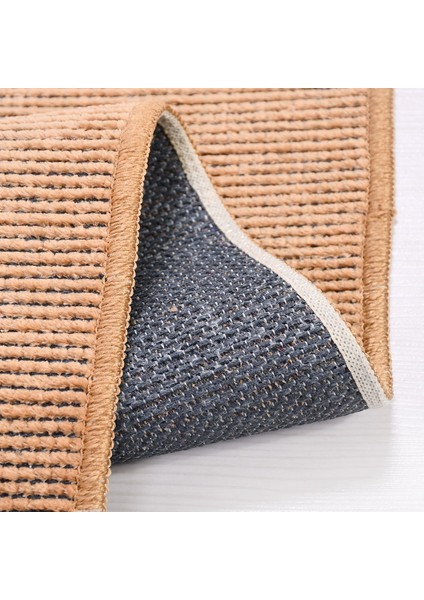 Modern Şönil Kilim Turuncu Jakaralı Dokuma Ince Yolluk Natural Lateks Özel Ölçü fiyatları