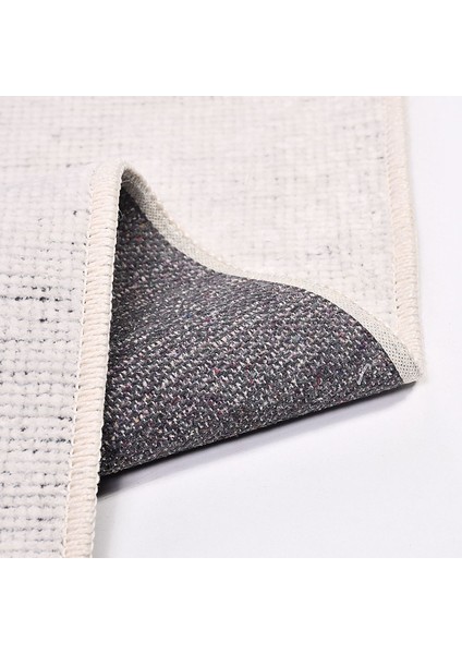 Modern Şönil Kilim Gümüş Gri Jakaralı Dokuma Ince Yolluk Natural Lateks Özel Ölçü fiyatları