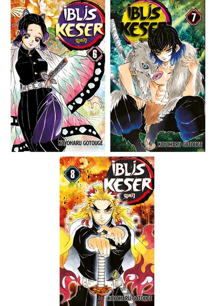Iblis Keser 6 - 7 - 8. Ciltler Manga Seti