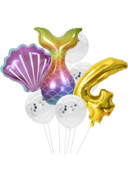 Deniz Kızı Balon Set 4