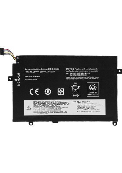 Lenovo Thinkpad E470 20H1S0QV00C Batarya Pil
