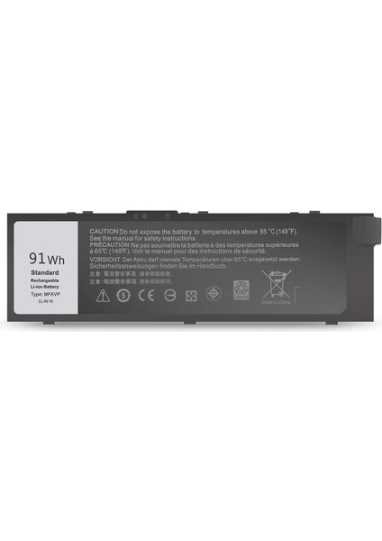 Dell Precision 15 7510, 7520 Notebook Batarya Pil