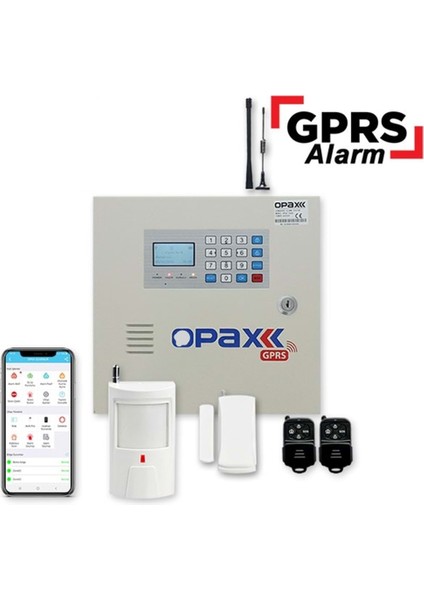 OPAX-2646 Kablolu I Kablosuz Gprs Alarm Paneli