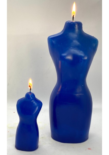 2 Boy Saks Mavisi Vücud Mum Seti (H:24 Cm-11 Cm)