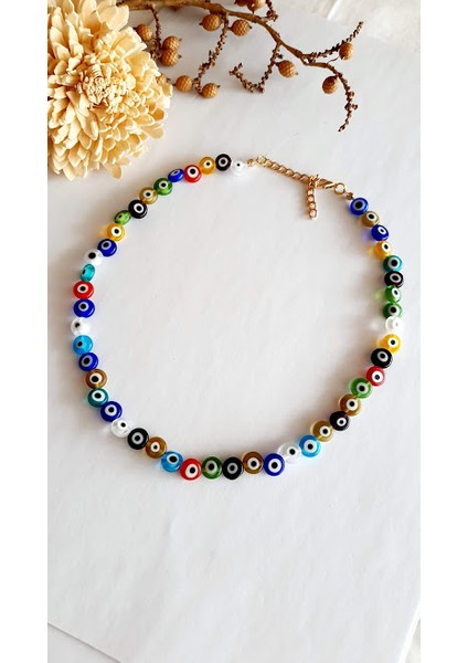 Alaçatı Nazar Göz Kolye