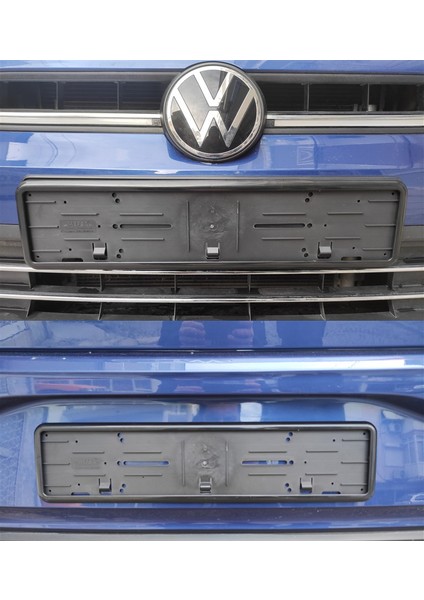 Takmatik Siyah Oto Plakalık 2 Adet Ön ve Arka