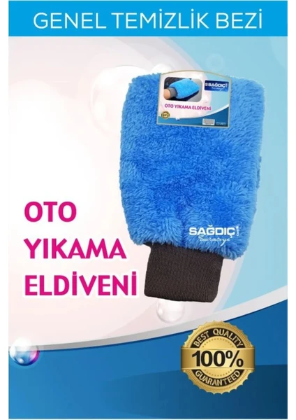 Sağdıç Saraciye Mikrofiber Oto Araç Yıkama Eldiveni OTOBEZ001