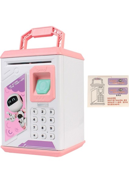 Dekoratif Şifreli Parmak Izi Butonlu Kumbara fiyatları