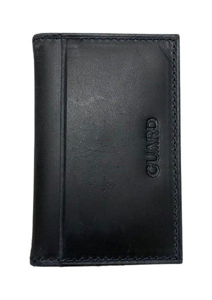 Guard Kredi Kartlıklı Cüzdan Deri Kadın Erkek Kartlık 10 Bölmeli Mini Cüzdan