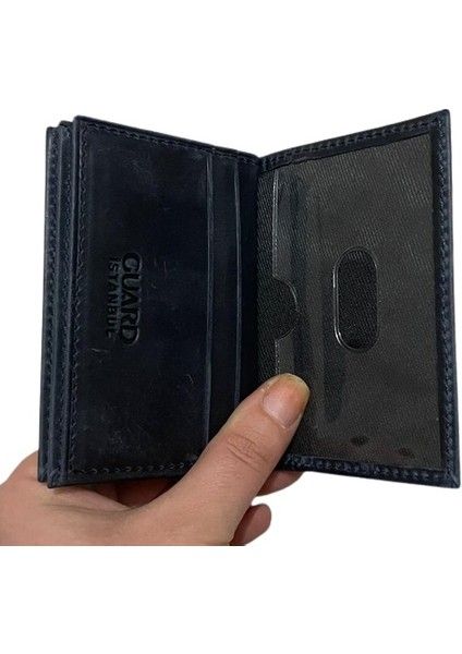 Guard Kredi Kartlıklı Cüzdan Deri Kadın Erkek Kartlık 10 Bölmeli Mini Cüzdan fırsatları