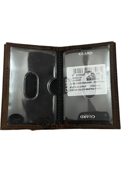 Guard Kredi Kartlıklı Cüzdan Deri Kadın Erkek Kartlık 10 Bölmeli Mini Cüzdan modelleri