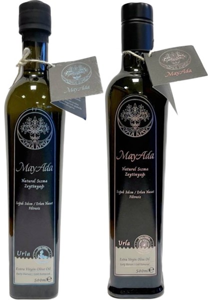Naturel Sızma Zeytinyağı 500ML x 2 Adet - Maya ve Ada Edition.