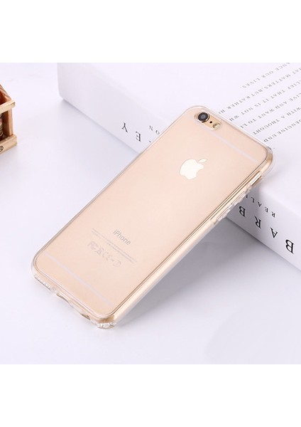 Apple iPhone Se 3 2022 360 Derece Kılıf Şeffaf Silikon Ön Arka
