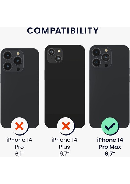 Apple iPhone 14 Pro Max Kılıf Anti Şok Korumalı Şeffaf Silikon