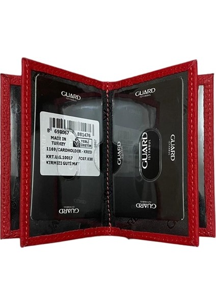 Guard Kredi Kartlıklı Cüzdan Deri Kadın Erkek Kartlık 10 Bölmeli Mini Cüzdan fiyatları