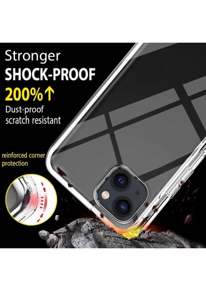 Apple iPhone 13 Mini Kılıf 360 Şeffaf Ön Arka Koruma Silikon modelleri