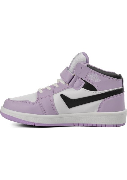 Lambırlent 0121-F Lila-Beyaz-Siyah Çocuk Bilek Boy Sneaker fiyatları