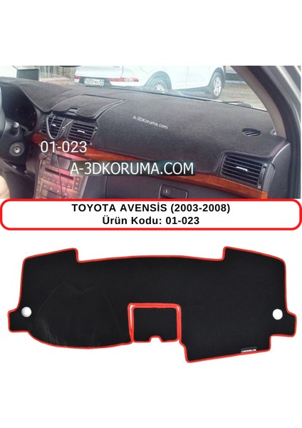 Torpido Koruma Kılıfı 3d Koruyucu Halı Örtü Toyota Avensis (2003-2008)