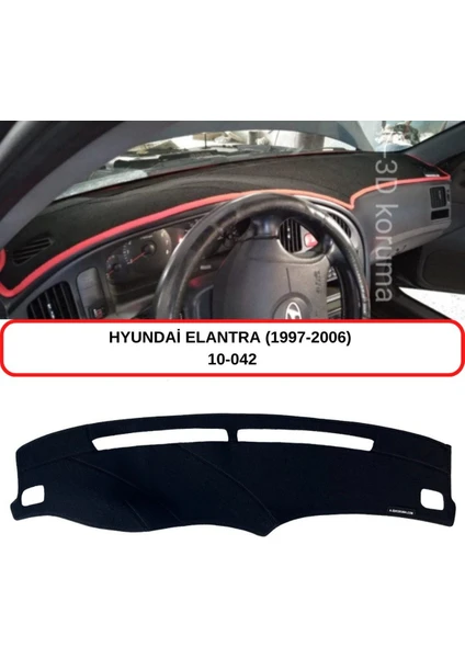 Hyundai Elantra (1997-2006) Torpido Koruma Kılıfı 3d Koruyucu Halı Örtü