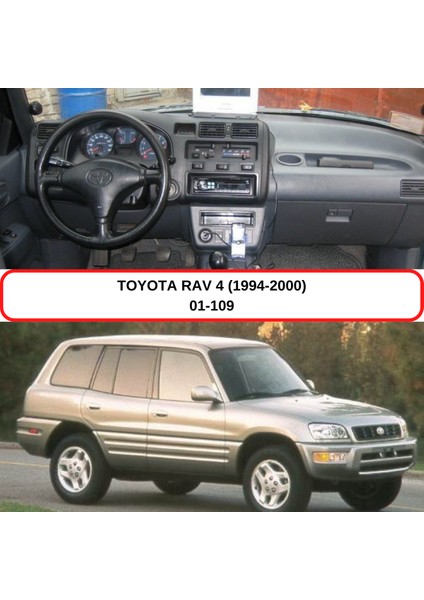 Toyota Rav4 (1994-2000) Torpido Koruma Kılıfı 3d Koruyucu Halı Örtü
