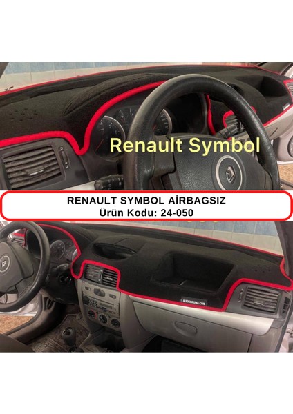 Renault Symbol Airbagsiz Torpido Koruma Kılıfı 3d Koruyucu Halı Örtü