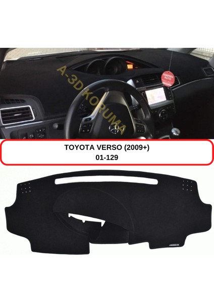 Toyota Verso (2009+) Torpido Koruma Kılıfı 3d Koruyucu Halı Örtü