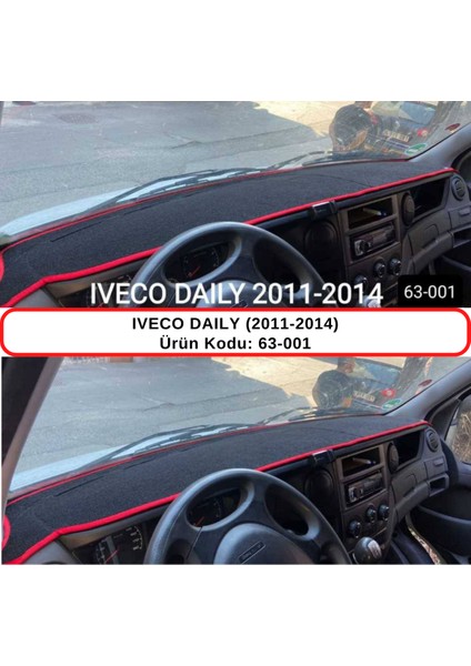 Iveco Daily (2011-2014) Torpido Koruma Kılıfı 3d Koruyucu Halı Örtü