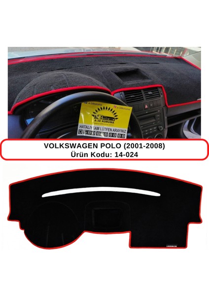 Volkswagen Polo (2001-2008) Torpido Koruma Kılıfı 3d Koruyucu Halı Örtü