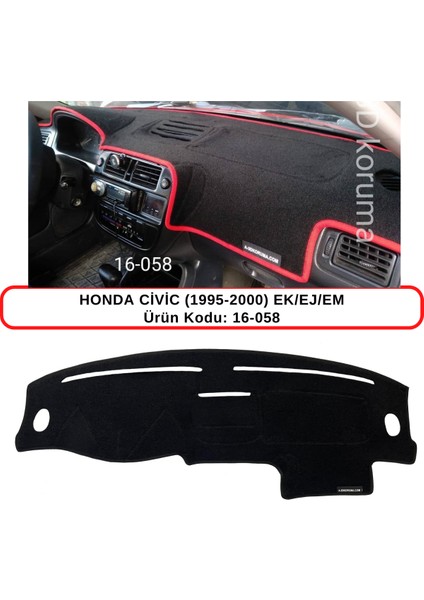 Honda Civic ( Ej / Ek / Em ) (1995–2000) Torpido Koruma Kılıfı 3d Koruyucu Halı Örtü