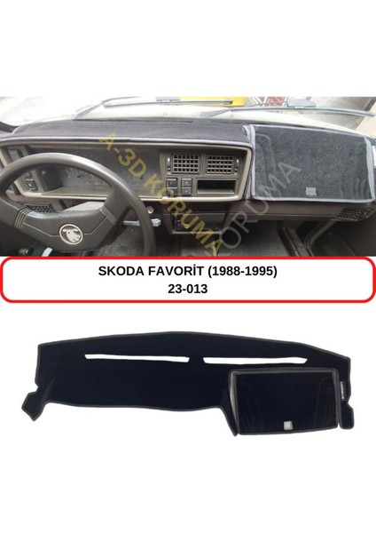 Skoda Favorit (1988-1995) Torpido Koruma Kılıfı 3d Koruyucu Halı Örtü