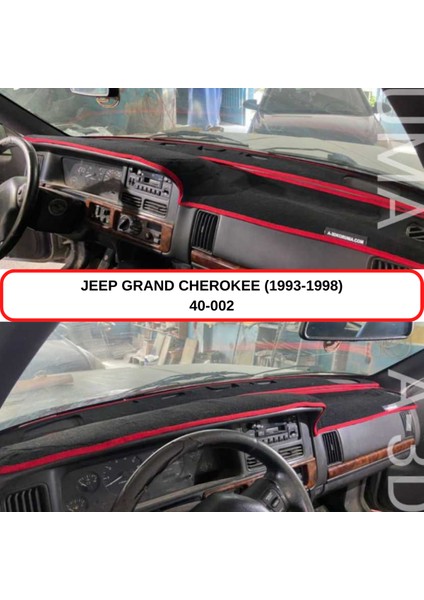 Jeep Grand Cherokee (1993-1998) Torpido Koruma Kılıfı 3d Koruyucu Halı Örtü