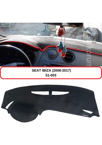 Seat Ibiza (2008-2017) Torpido Koruma Kılıfı 3d Koruyucu Halı Örtü
