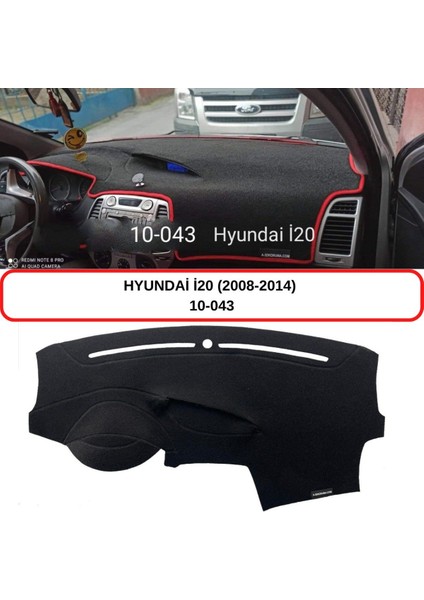 Hyundai I20 (2008-2014) Torpido Koruma Kılıfı 3d Koruyucu Halı Örtü