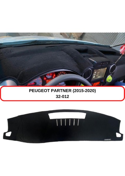 Peugeot Bipper / Partner (2015-2020) Torpido Koruma Kılıfı / 3d Koruyucu Halı / Örtü
