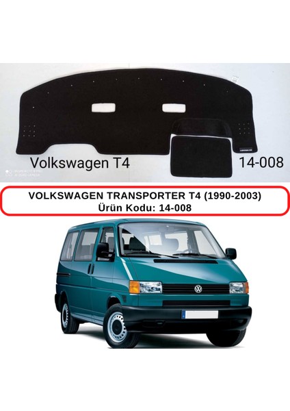 Volkswagen Transporter T4 (1990-2003) Torpido Koruma Kılıfı 3d Koruyucu Halı Örtü