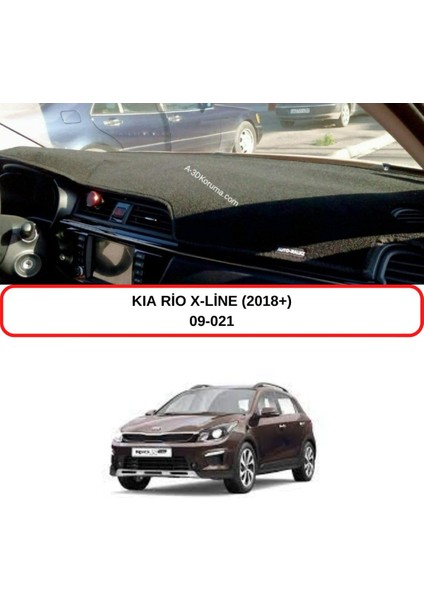 Kia Rio X-Line (2018+) Torpido Koruma Kılıfı / 3d Koruyucu Halı / Örtü