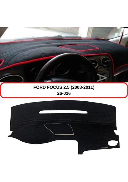 Ford Focus 2,5 (2008-2011) Torpido Koruma Kılıfı 3d Koruyucu Halı Örtü