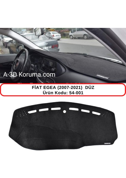 Fiat Egea (2007-2021) Düz Torpido Koruma Kılıfı 3d Koruyucu Halı Örtü