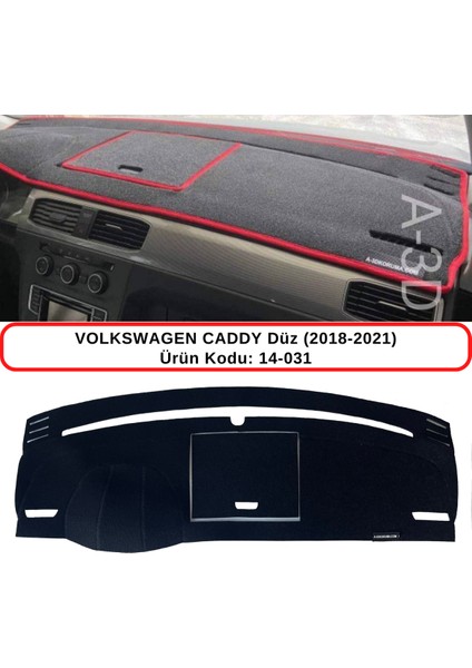 Volkswagen Caddy (2018-2021) Torpido Koruması / Halısı / Örtüsü / Kılıfı
